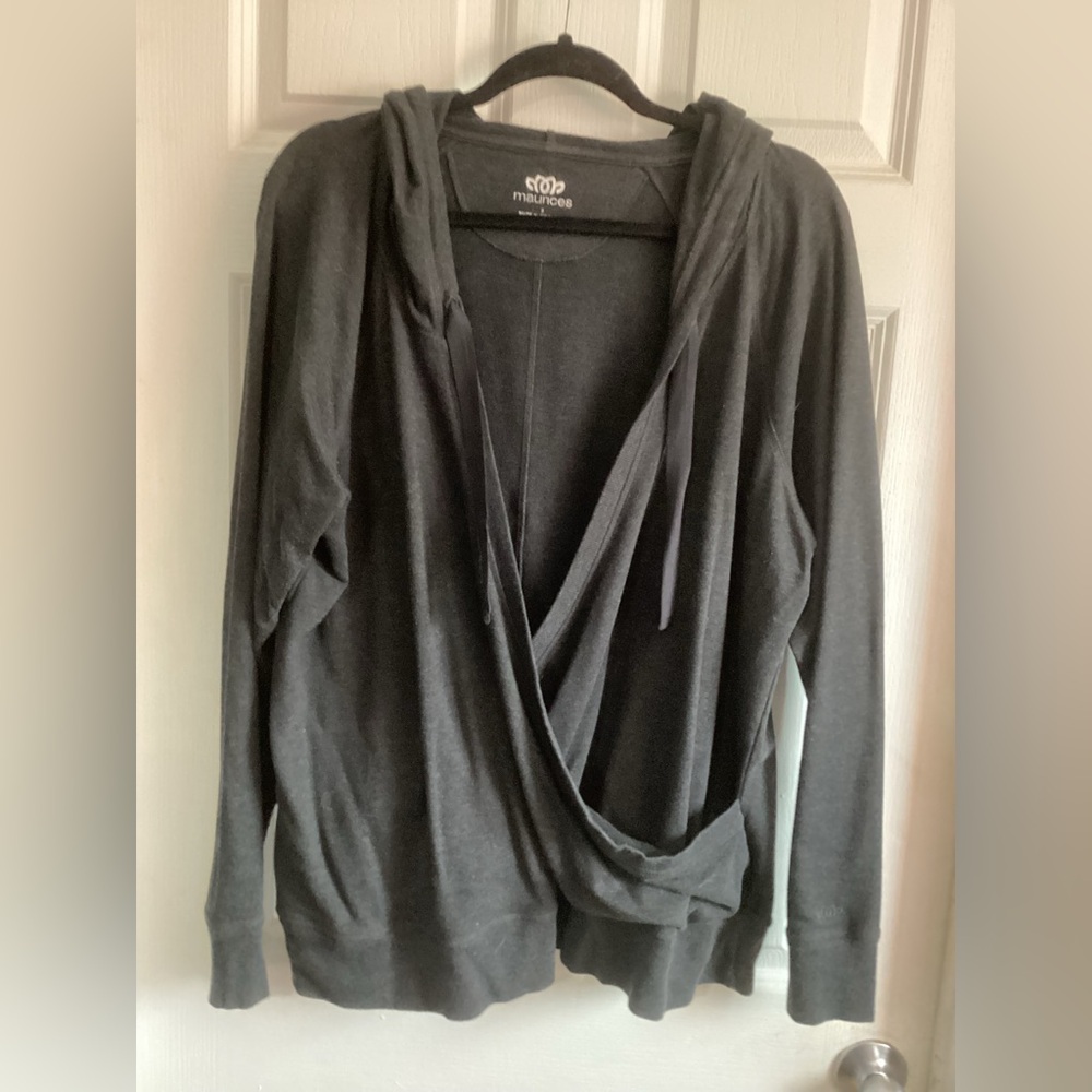 Maurices 2x hooded crossed sweatshirt
